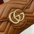 Gucci 837745 GG Marmont Wallet On Chain Brown