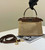 Fendi 8BN244 Peekaboo Mini Brown and Natural raffia bag 8667