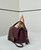 Fendi 8BS105AV5WF1SXQ Mamma Baguette Nano Wine Red leather miniature 8677mini