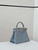 Fendi 8BN335ARBCF0E65 Peekaboo ISeeU Petite Light Blue leather and interlaced fibre bag 80169s