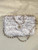 Chanel Beach Fabric Printed Pattern CF Medium Flap Bag AS5430 Gray