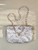 Chanel Beach Fabric Printed Pattern CF Medium Flap Bag AS5430 Gray