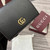 Gucci 456126  Bi-color GG Marmont small wallet Black
