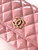 Chanel Evening with Handle Bag Patent leather AS6675 Pink