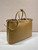 Prada Buckle leather bag with belt 2VG126 Gold Brown