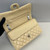 Chanel A01112 Flap Classic 11.12 Handbag Lambskin Apricot