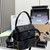 Prada Explore medium nylon shoulder bag with flap 1BD394 Black