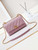 Chanel AS4997 Flap Bag with top Handle Shiny Lambskin  Imitation Pearls & Gold-Tone Metal Pink