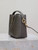 YSL 765870 LE 37 Mini in Dark Green Lambskin leather Lizard pattern