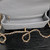 Chanel AS5702 Small Flap Bag with Top Handle Grained Shiny calfskin gold Gray
