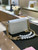 Tom Ford 25116800041 Metallic White Python Natalia Chain Shoulder Bag
