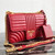 Prada 1BD108 Medium Leather Prada Diagramme Bag Red