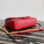 Prada 1BD108 Medium Leather Prada Diagramme Bag Red