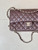 Chanel A01112 Flap Classic 11.12 Handbag Lambskin Dark Red