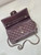 Chanel A01112 Flap Classic 11.12 Handbag Lambskin Dark Red