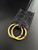 Balenciaga 7897792 Rodeo Handbag Small in Black Crocodile pattern calfskin Gold
