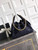 Chanel AS5293 Small Hobo Tweed & Gold-Tone Metal Dark Blue