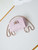 Chanel A69900 24P Mini Flap Pink Fabric Printed with white raindrops AS1116