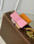 Louis Vuitton LV M14879 Slender Wallet Pink