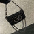 Valentino 2W0B0K53LBB_08Y SMALL VALENTINO GARAVANI LOCÒ SHOULDER BAG WITH CRYSTALS Black