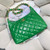 Chanel AS4923 Large Hobo Shiny Lambskin & Gold-Tone Metal Green