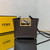 Fendi 8BS054 fendi way small Brown Leather Bag