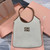 MiuMiu 5BG231 IVY Canvas and Leather Bag Beige/Brandy