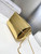 Jimmy Choo Bon Bon Gold Mirror Fabric Mini Bag with Metal Handle BONBONXVKOO0022