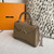 Moynat MC8L7V Elephant Gray Poudre Gabrielle BB Silver Hardware Mt1003