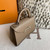 Moynat MC8L7V Elephant Gray Poudre Gabrielle BB Silver Hardware Mt1003