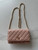 Chanel AP4241 Classic Wallet On Chain Grained Shiny Calfskin Pink