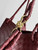 Bottega Veneta BV 796571 Large Andiamo Parachute Wine Red
