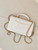 Chanel AS2431 Mini Classic Handbag With Top Handle CC19049 Calfskin White