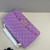Chanel A01112 Flap Classic 11.12 Handbag Lambskin Purple