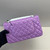 Chanel A01112 Flap Classic 11.12 Handbag Lambskin Purple