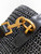 YSL 773991 LE 37 in woven raffia and vegetable-tanned leather Black