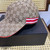 Gucci GG canvas baseball hat with Web 200035 Beige