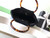 Chanel 26C AS6010 Hobo Suede Calfskin Turtoise-Shell Effect Plexi & Gold-Tone Metal Black