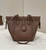 Fendi Mini Origami 8BS083 Brown leather mini bag that can be transformed 8626As