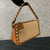 Valentino 03111 Garavani Rockstud Shoulder Bag Raffia