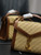 YSL 623930 Cassandra Mini Top Handle In Box Saint Laurent Braided with top-grain cowhide Brown