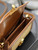 YSL 623930 Cassandra Mini Top Handle In Box Saint Laurent Braided with top-grain cowhide Brown