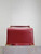 YSL 533026 Sunset chain wallet in smooth leather Red