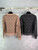 LV Women Sweaters Louis Vuitton Knitted crew neck cardigan L36032