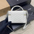 YSL 766731 GABY vanity bag in lambskin White