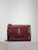 YSL 442906 SUNSET MEDIUM IN Patent LEATHER Wine Red