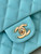 Chanel A01112 Flap Classic 11.12 Handbag Calfskin Gold Sky Blue