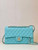 Chanel A01112 Flap Classic 11.12 Handbag Calfskin Gold Sky Blue