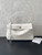 Balenciaga 7897722 Rodeo Handbag Medium in Lychee pattern calfskin