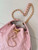 Chanel AS5311 Large Hobo Shiny Calfskin & Gold-Tone Metal Pink